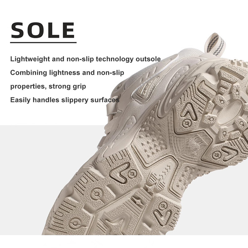 CAMEL SPORTS รองเท้าลําลองกลางแจ้งผู้หญิงกลางด้านบนบวกกํามะหยี่ผ้าฝ้ายลื่นทนต่อการสึกหรอกันกระแทกผู้ชาย - รูปที่ 4