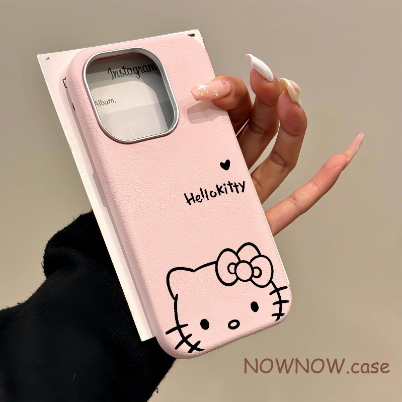 สําหรับ IPhone 16 15 14 13 12 11 Pro Max X XR XS Max 7 8 Plus Sweet KT น่ารักการ์ตูนเคสโทรศัพท์นุ่ม