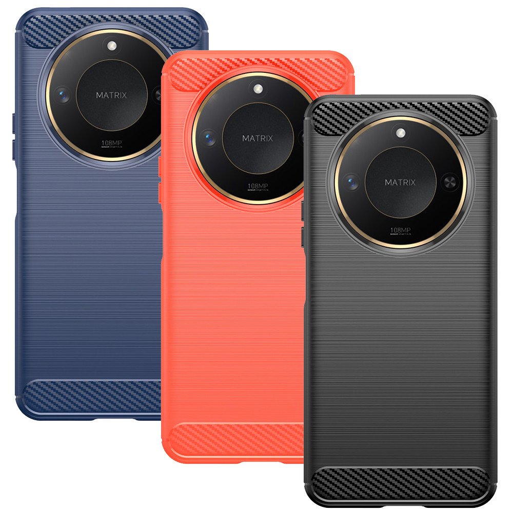 Honor X9C 2024 สําหรับ Honor X9C X9A X9B X 9C X 9B HonorX9C 5G Anti-Shock คาร์บอน Brushed Rugger เกราะ TPU นุ่มกันกระแทกกันชนซิลิโคนปกหลัง Shell - รูปที่ 4