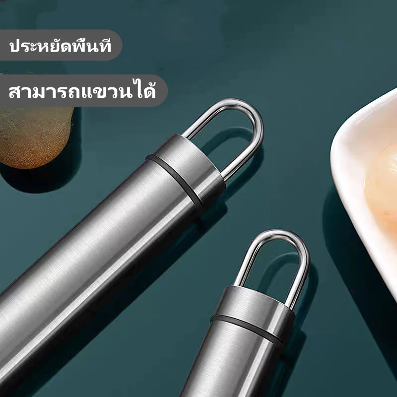 มีดคว้านลำไย สแตนเลส แบบมือถือ ปอกลำไย ผลิตจากสแตนเลสเกรด 304 มีความหนา แข็งแรงทนทาน thumbnail 10
