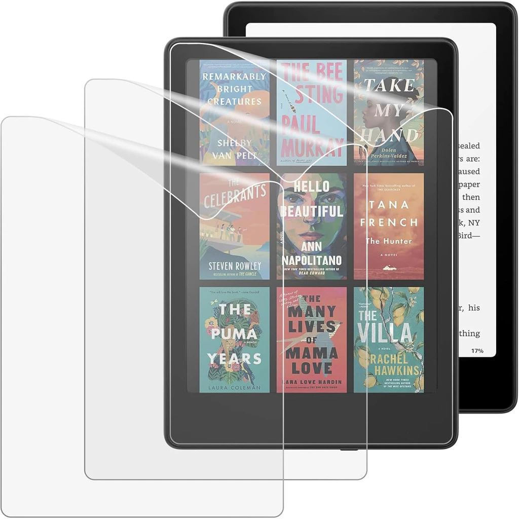 Moko Matte Screen Protector สําหรับ 7" Kindle Paperwhite รุ่นที่ 12 2024 และ Kindle Colorsoft Signature Edition, Anti-Glare Premium PET ฟิล์มป้องกัน Full-Coverage