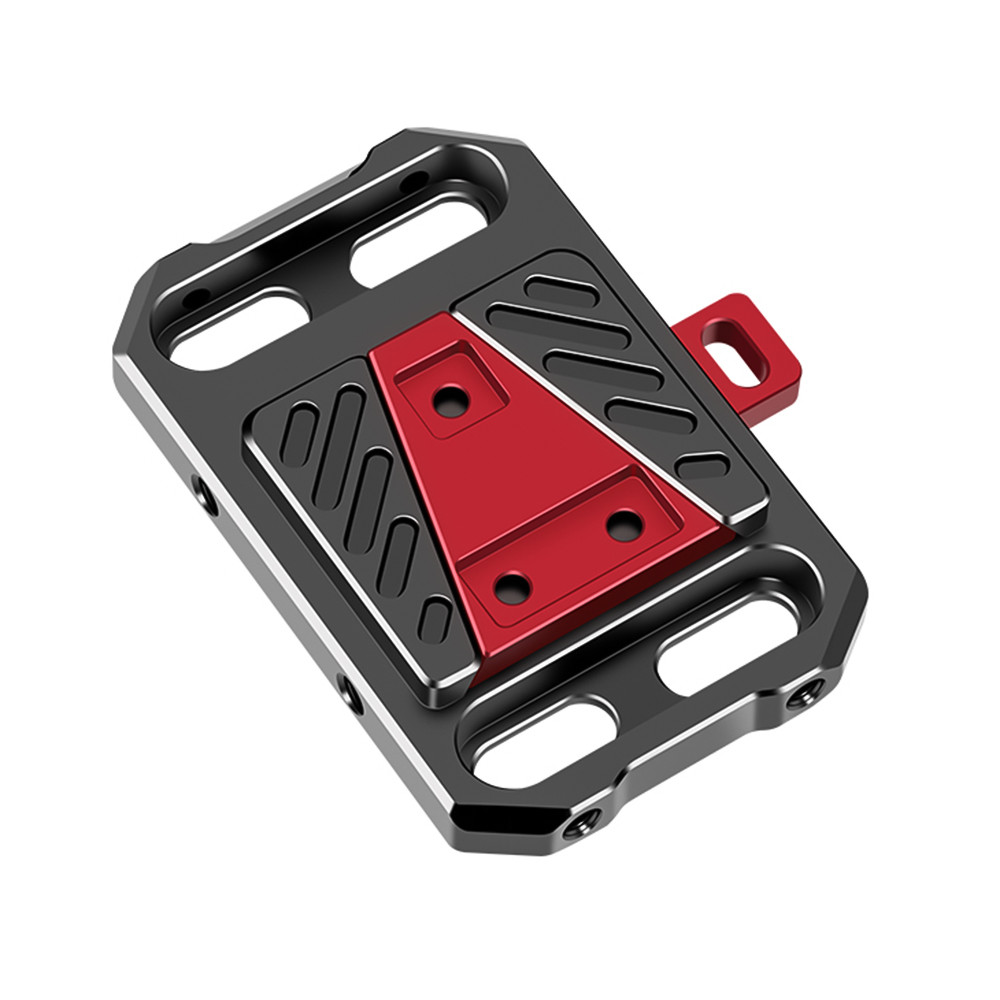 อะแดปเตอร์ Mini V Mount แผ่นแบตเตอรี่ V ล็อคแบตเตอรี่อะแดปเตอร์แผ่นอลูมิเนียม 1/4 นิ้ว 3/8 นิ้ว M4 สกรูรู Dop1 Cam1114