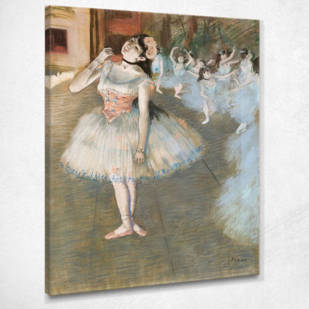 The Star Edgar Degas, edg84 ภาพพิมพ์บนผ้าใบแคนวาส