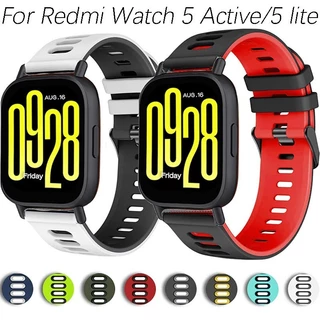 สายซิลิโคนสําหรับ Redmi Watch 5 Active 5 Lite SmartWatch Sport Soft Breathable Band สําหรับ Redmi Watch5Active 5 Lite เปลี่ยนสร้อยข้อมือ