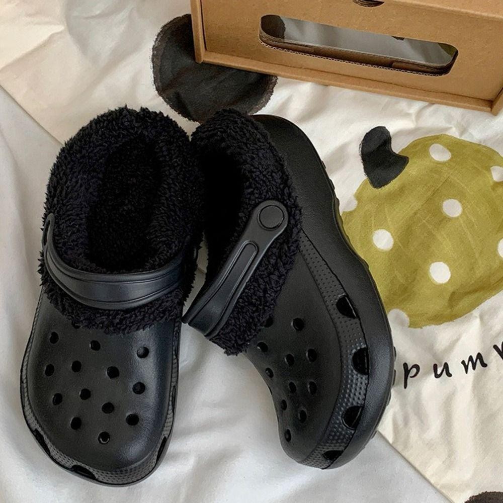 Cabeza Hole รองเท้า Liners, Plush Keep Warm ฤดูหนาว Warm Plush Insoles, Snow Boot Insole นุ่มเปลี่ยนหนา Clogs Liner รองเท้าแตะตกแต่ง