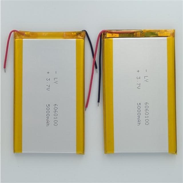 6060100โพลิเมอร์แบตเตอรี่ลิเธียมแบตเตอรี่3.7V พาวเวอร์แบงค์สากลในตัวความจุขนาดใหญ่5000mah mAh