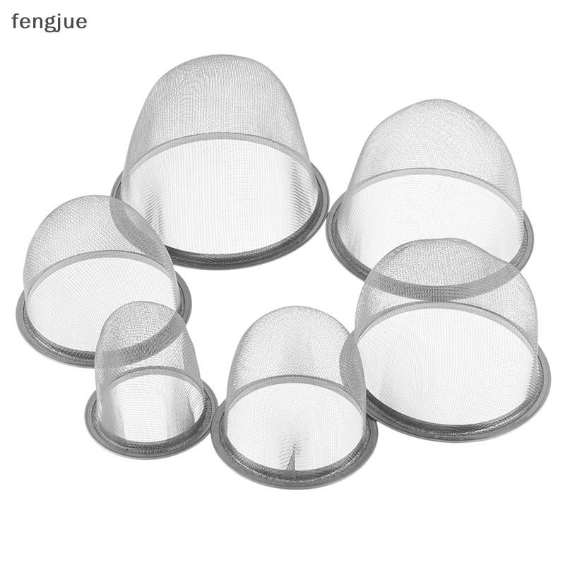 Fengjue ตาข่ายสแตนเลสแบบใช้ซ้ําได้กรองชากาน้ําชาใบชากรองเครื่องเทศ TH ราคา ถูกที่สุด ดีลบีเคเค