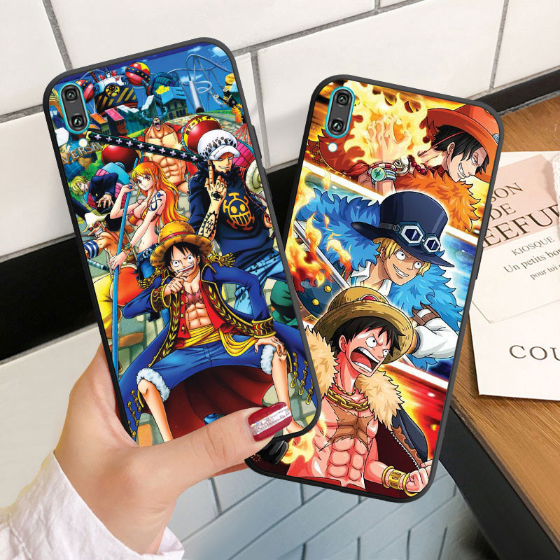 ปลอกสําหรับ Huawei Y7 Y9 Prime 2017 Pro 2018 2019 Y7P Y8P Soft Silicoen เคสโทรศัพท์ฝาครอบ One Piece 