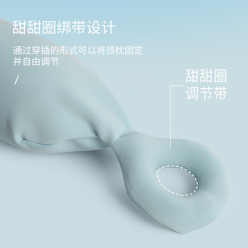 หมอนรองคอสําหรับเดินทาง หมอนรองคอในรถยนต์ หมอนเมมโมรี่โฟม U-Shaped แบบพกพา หมอนรองศีรษะอัตโนมัติ ปรับเดินทาง หมอนรองคอนอน