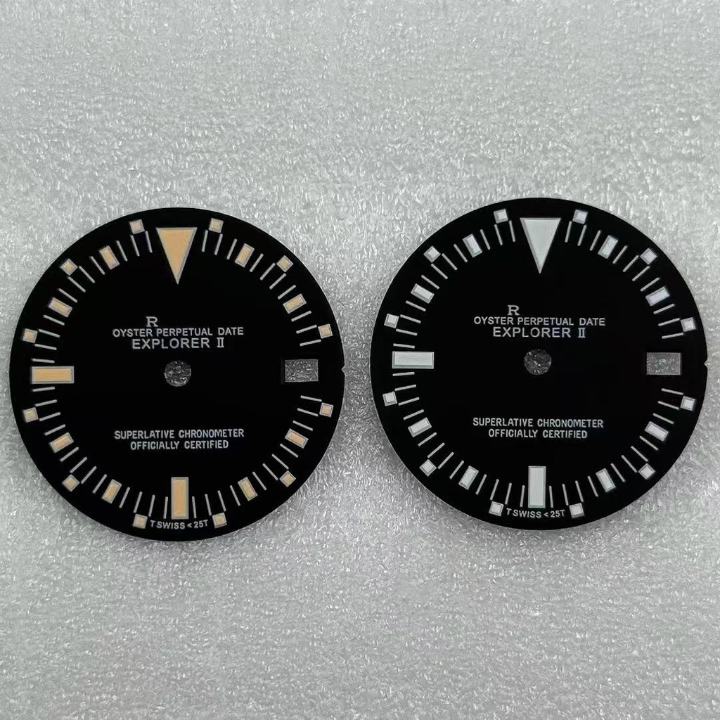 ใหม่ Retro Dial Surface Green Luminous เหมาะสําหรับ NH34-35 Movement