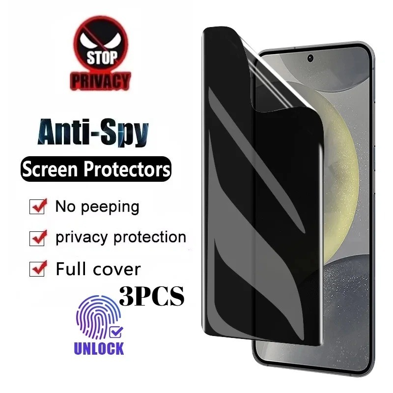 3pcs HD Anti Spy ความเป็นส่วนตัว Hydrogel ฟิล์มสําหรับ vivo G2 G1 Y300 Y200t Y200i Y200e Y200 + Y200