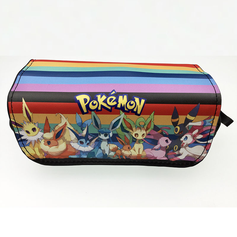 การ์ตูนการ์ตูนอะนิเมะโปเกมอนกรณีดินสอโปเกมอนขนาดใหญ่-ความจุกรณีดินสอนักเรียนชั้นประถมศึกษาการเรียนรู้