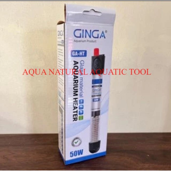 GINGA GA HT 25 WATT 50 WATT 75 WATT 100 WATT เครื่องทําน้ําอุ่นตู้ปลาแก้ว - GA HT 25 W