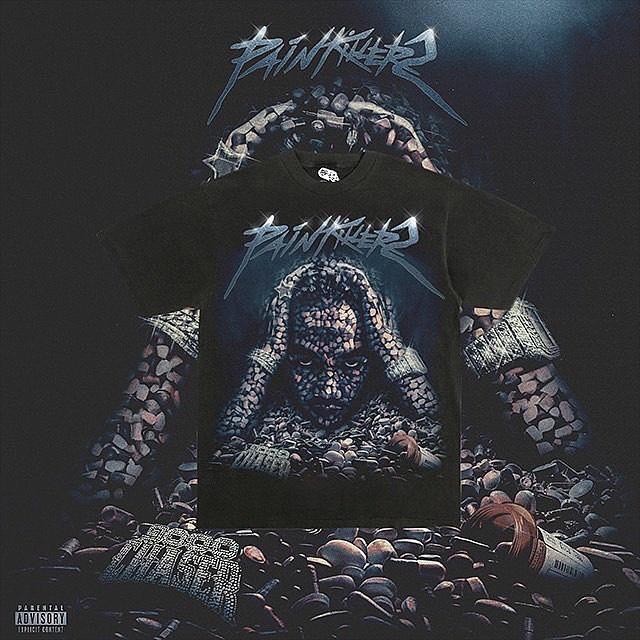 การออกแบบเดิมPain Killer 2 เสื้อยืดคอกลม Cotton I LOVE YOU 1MILLS-5XL เสื้อยืดพิมพ์ลาย ฤดูร้อนแขนสั้