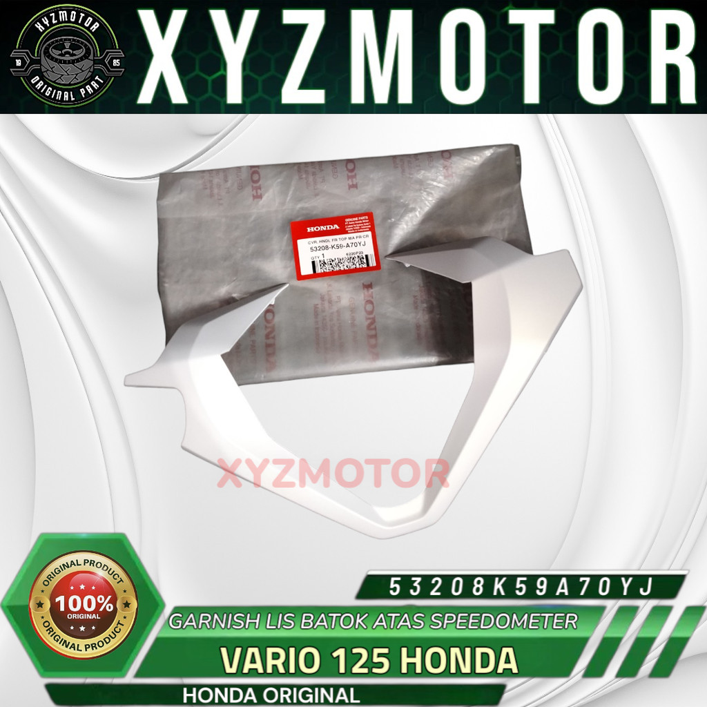 HONDA VARIO 125 SPEEDOMETER UPPER SHELL GARNISH 53208-K59-A70YJ เดิม