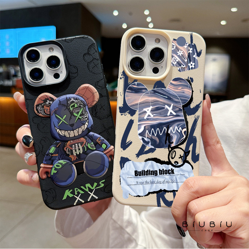 แอปเปิ้ลโทรศัพท์ รุนแรง หมี สำหรับ iPhone เคสไอโฟน 13 12 11 PRO MAX X XS MAX 16 15 14 XR 7/8PLUS จัดส่งจากประเทศไทย