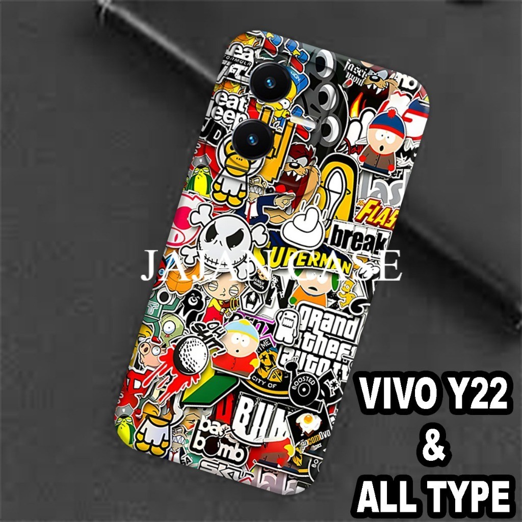 (12) Softcase ยาง Hp VIVO Y22 / Case Pria / Case VIVO Y22 Silicone Tpu Pro Camera / Kesing VIVO Y22