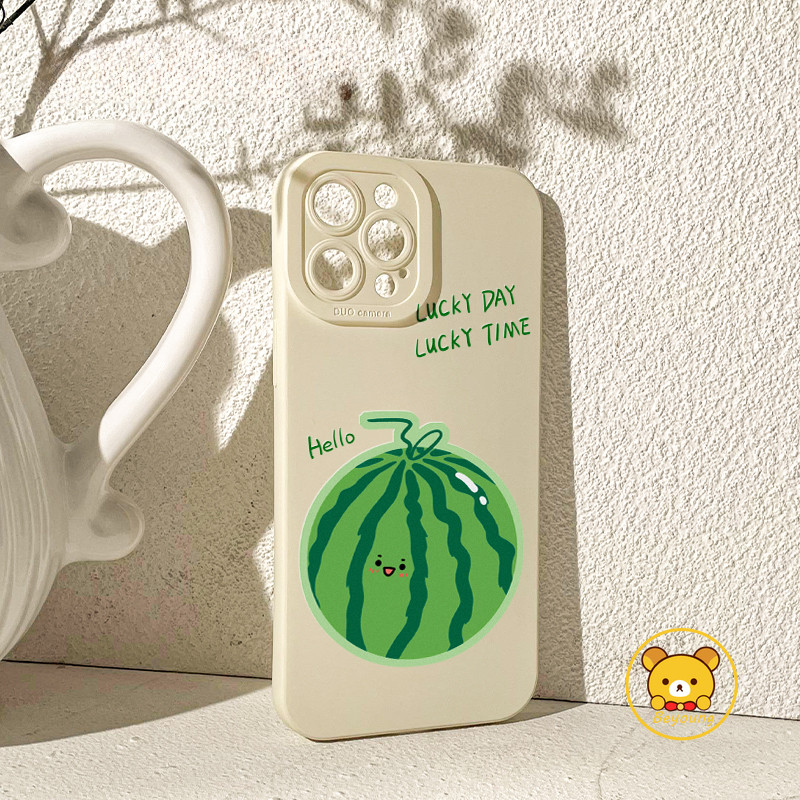 ฤดูร้อนแตงโมเคสโทรศัพท์สําหรับrealme 10 9 Pro Plus 8 Pro 9i 10s 8i 5G 4Gปลอกสร้างสรรค์การ์ตูนน่ารักไ