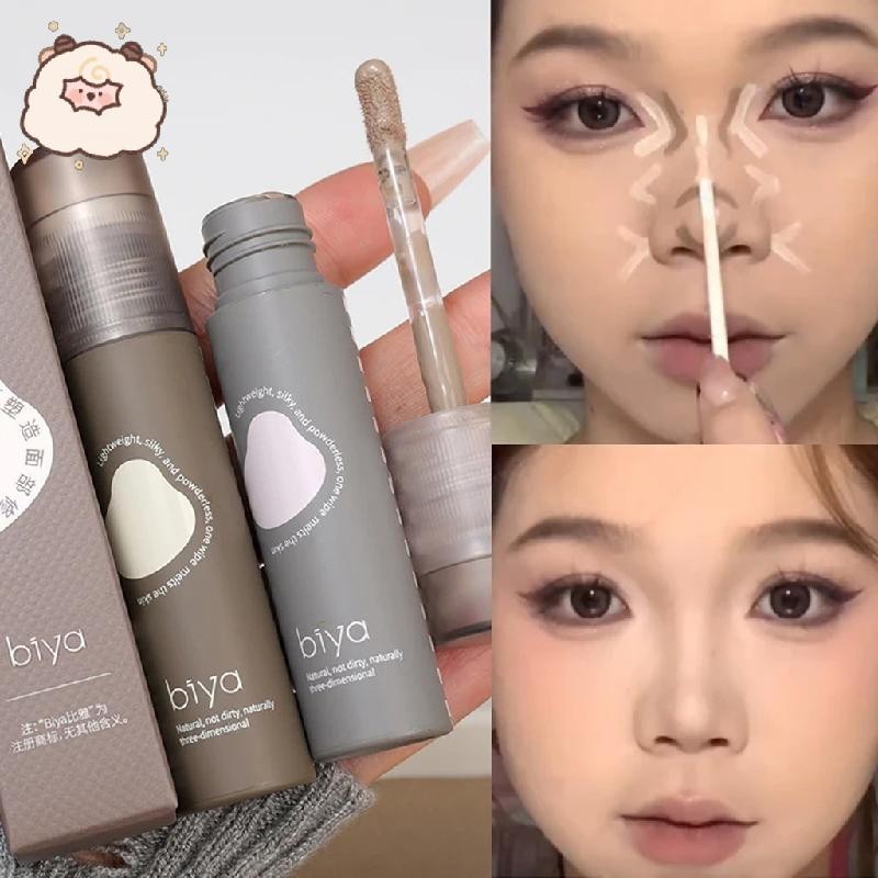 การสร้างใบหน้า, น้ํายาคอนทัวร์, ไฮไลท์เนื้อแมท, เพิ่มความกระจ่างใสสามมิติ, เงาจมูก, แท่งคอนทัวร์เหลว
