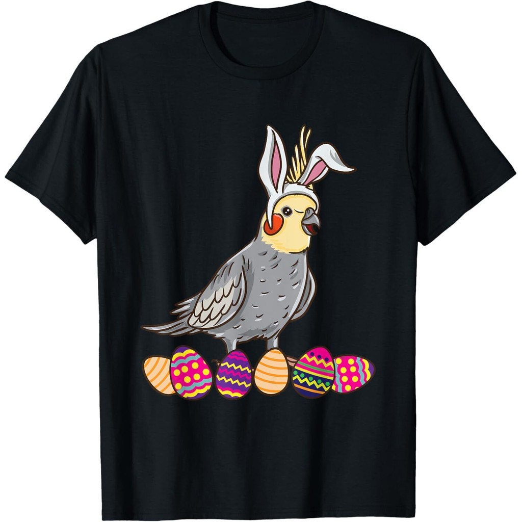 เสื้อยืด Cockatiel With Bunny Ears