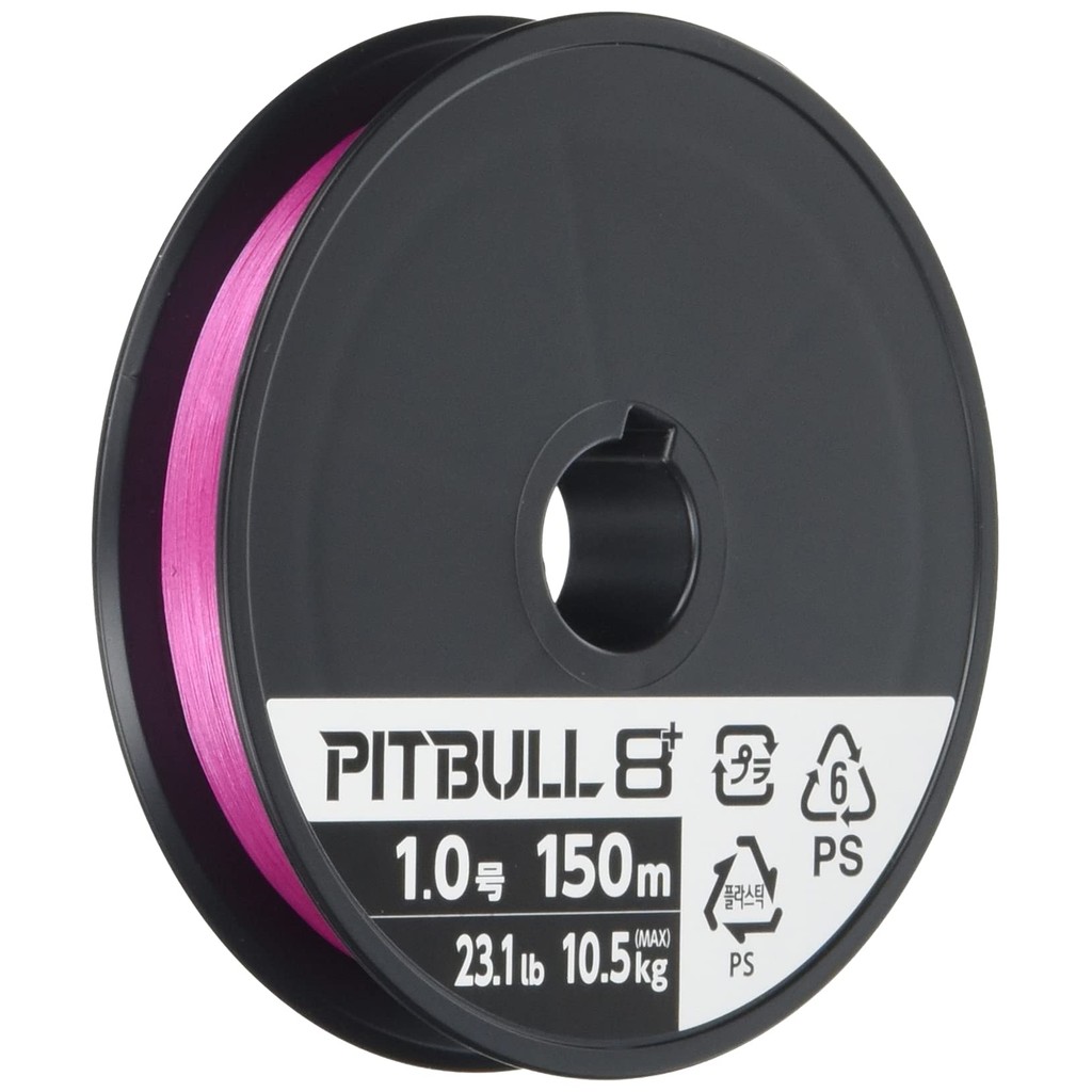 Shimano PE line Pitbull 8+ 150m #1.0 Traceable Pink
