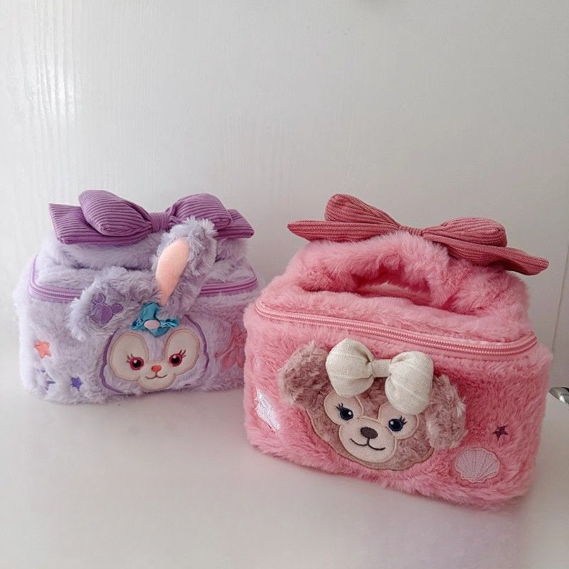 ตุ๊กตากระเป๋าเครื่องสําอางแบบพกพาแยกกระเป๋าเดินทางกระเป๋าเก็บเครื่องสําอางแบบพกพาน่ารักการ์ตูนเชอร์ลี่ย์เมย์เชฟสุนัข - รูปที่ 3