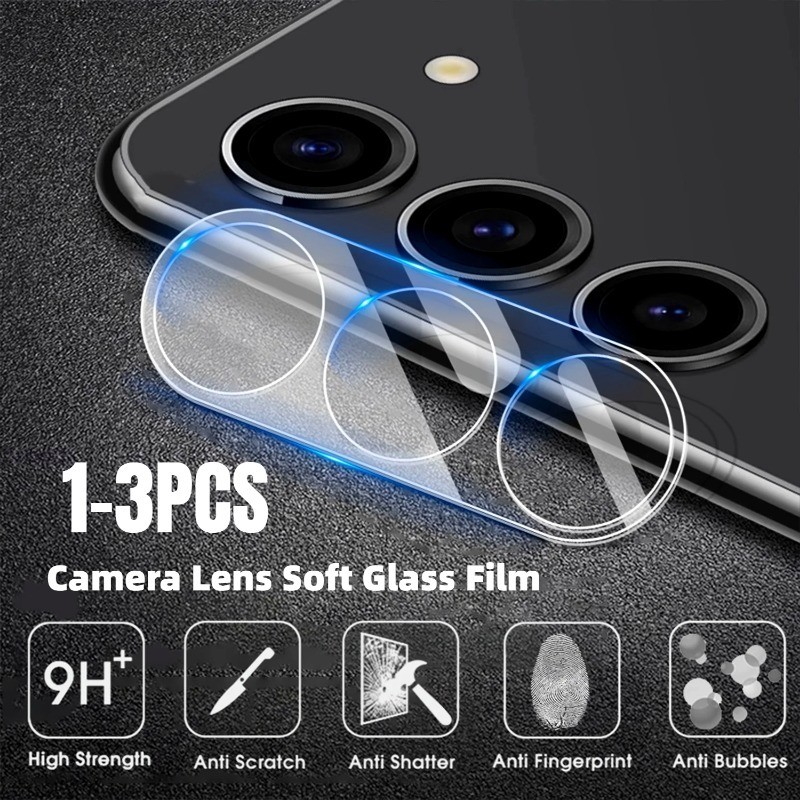 1-3pcsกล้องเลนส์protector Soft Glassฟิล์มUltra Thin 0.15 มม.Anti-Shockป้องกันการระเบิดสําหรับOPPO A9