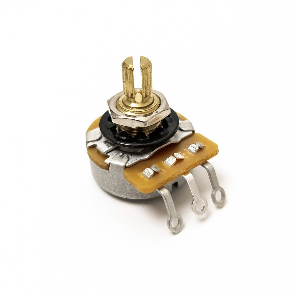 Cts ของแท้ 500K 250K กีตาร์ Potentiometer หม้อแรงบิดต่ําและเสียงต่ํารู้สึกเรียบเพลาทองเหลืองอุปกรณ์ก