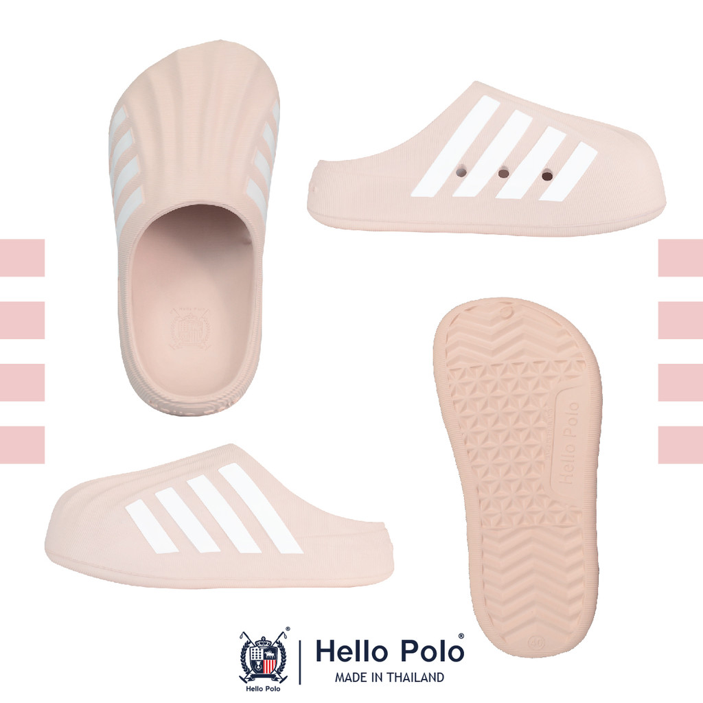 Hello Polo พื้นหนานุ่ม EVA รองเท้าแตะเปิดส้น แฟชั่นผู้ชาย ผู้หญิง น้ำหนักเบา กันลื่น กันน้ำ รองเท้าสุขภาพ HP8041