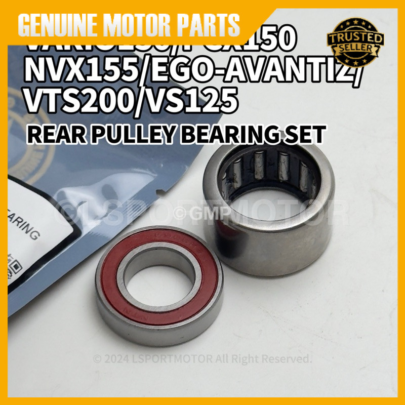 HONDA VARIO150 / PCX150 / NVX155 / EGO-AVANIZ / VTS200 / VS125 REAR PULLEY BEARING SET VARIO PCX NVX