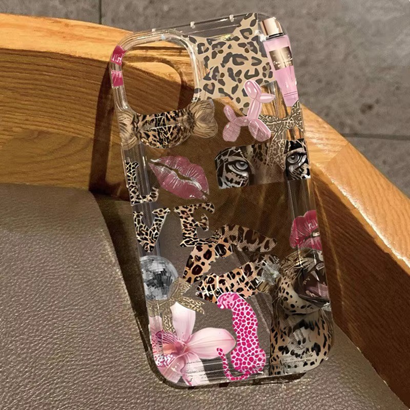 ปลอกสําหรับ Samsung A15 A54 A55 A35 A53 S25 S24 S23 Ultra S22 Plus S21 S20 FE เสือดาวพิมพ์ Patchwork ซิลิโคนนุ่มกันกระแทก