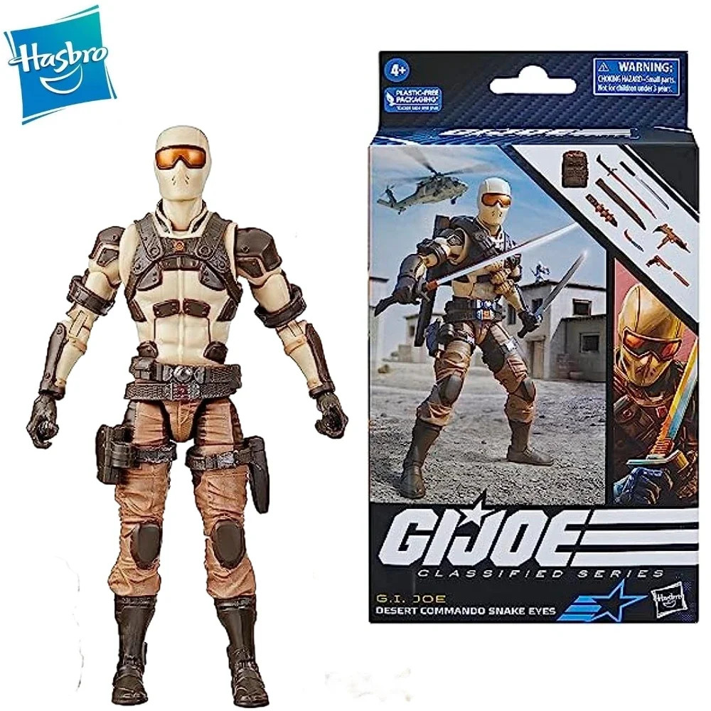 6 นิ้ว GI Joe Classified Series 92 Desert Commando Snake Eyes Action Figure ของเล่นสะสม