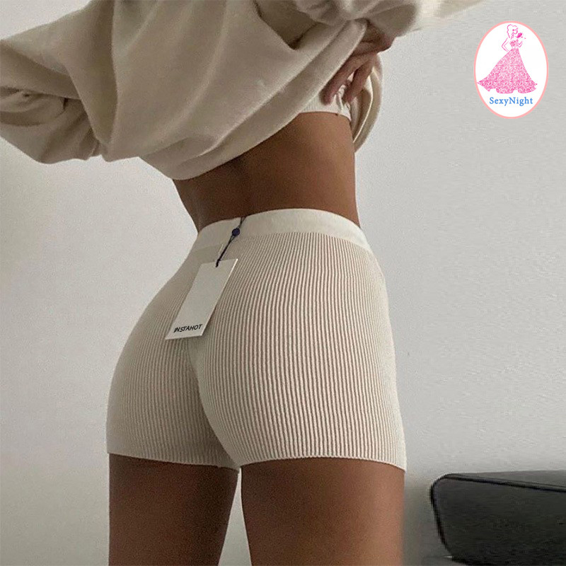 SexyNight 🌞🌞 กางเกงเซฟตี้ กางเกงเลกกิ้ง พอดีตัว บาง มุมแบน ราคาถูก พร้อมส่งจากไทย