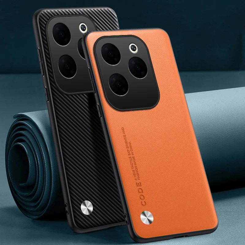 สําหรับ Tecno Spark 20 Pro KJ6 แฟชั่นหนังฝาหลัง Soft TPU กรอบป้องกันกรณี