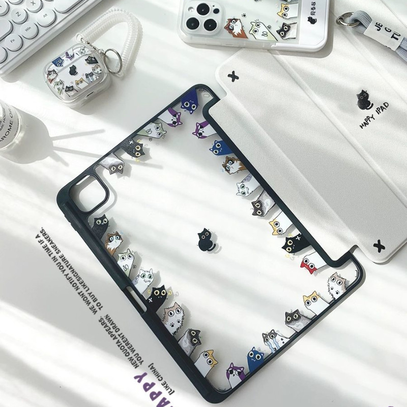 เคสป้องกันแท็บเล็ต สําหรับ iPad 2018/2017 Pro, Air1/2/3, Air4/Air5/Air6/Air7, Pro 11/12.9 นิ้ว, Pro 11/13 2024, Mini4/5/6, Gen5/6/7/8/9/10/11, รุ่น 2025, A16