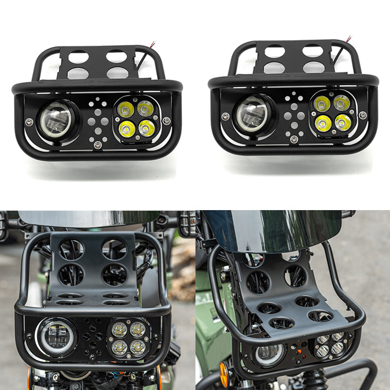 Gด้านหน้า LED ไฟหน้าพร้อม Lagguage Rack Dexterous รถจักรยานยนต์อุปกรณ์เสริม Illuminable Fit สําหรับ 
