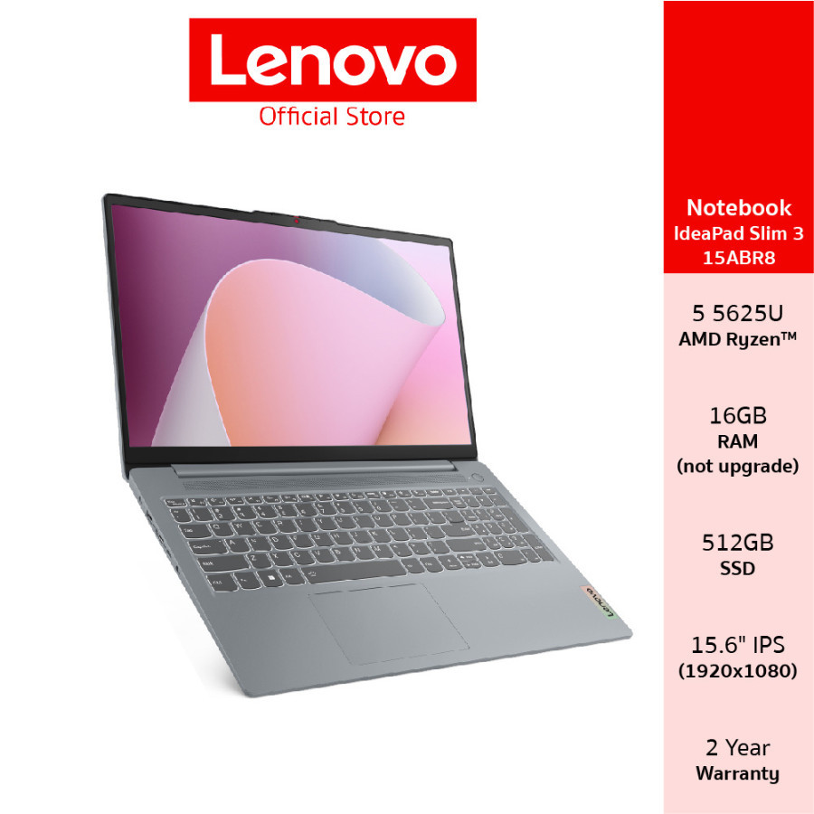 Lenovo IdeaPad Slim 3 15ABR8(82XM00R0TA)Notebook Ryzen 5 5625U 16GB SSD 512GB 15.6" IPS