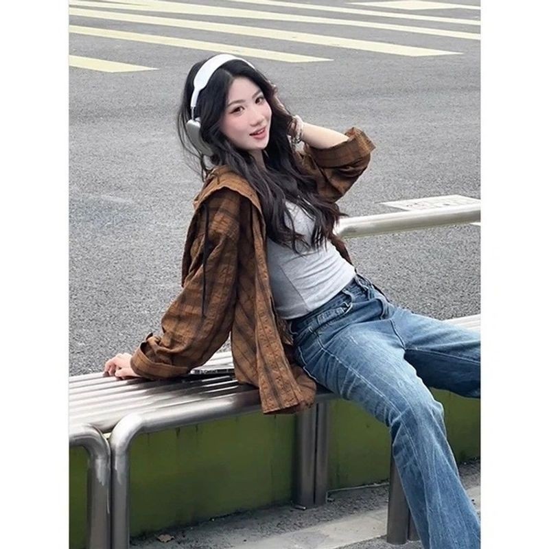 SEACHENIC เสื้อแจ็คเก็ตลายสก๊อต เซเชียนิก ทนทาน สวมใส่สบาย ป้องกันแสงแดดและฝน — صورة 4