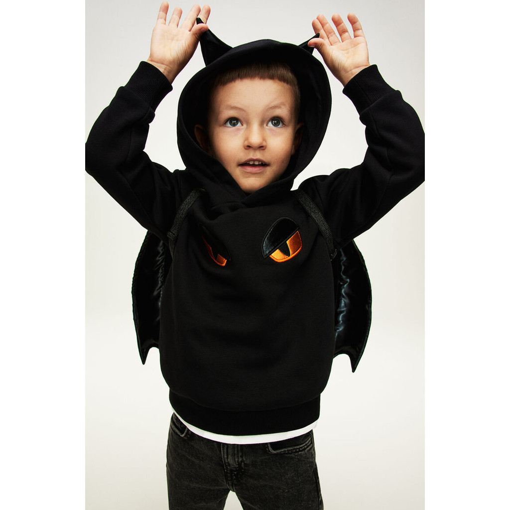 H&M Appliquéd hoodie  Appliquéd hoodie 1243962_1