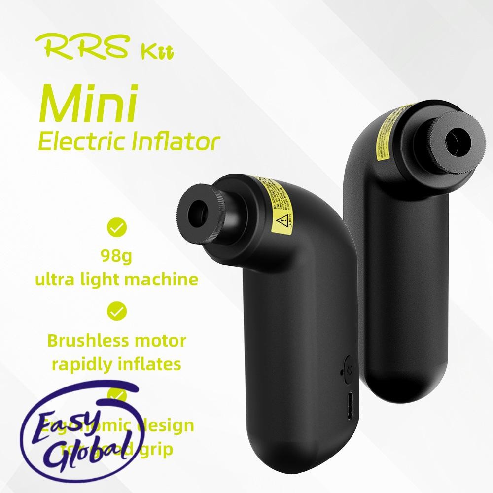 Rrskit Mini Electric Inflatable Pump จักรยาน Inflatable Pump น้ําหนักเบาและพกพา Swift Inflatable Bike เครื่องมือ