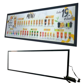 ป้ายไฟเมนู กรอบป้ายไฟ กรอบรูป led ป้ายกล่องไฟ 1ด้าน ป้ายไฟเมนูอาหา SLIM LIGHT BOX ป้ายไฟกระจายแสง