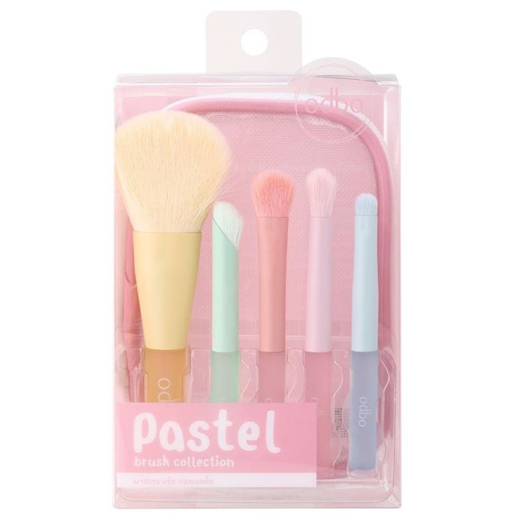 ODBO PASTEL BRUSH COLLECTION (OD8058) โอดีบีโอ พาสเทล บรัช คอลเลคชั่น x 1 ชิ้น abcmall
