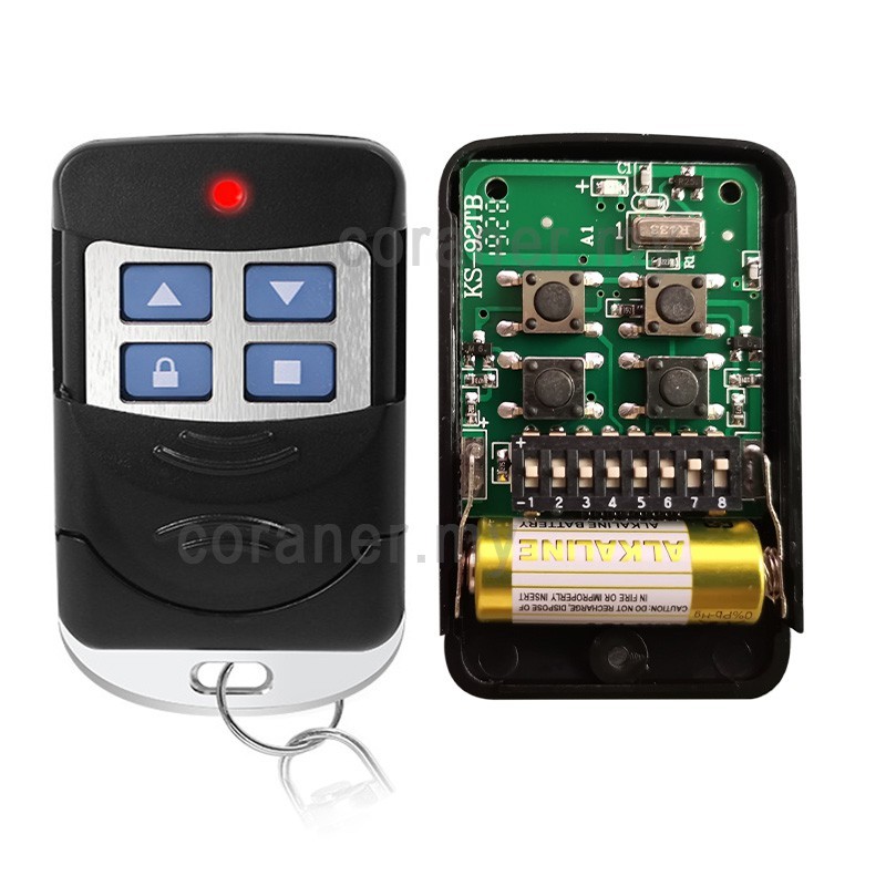 Sc2260 ชิป 433Mhz Auto Gate รีโมทคอนโทรลประตูโรงรถรีโมทคอนโทรล 8dip รหัสคงที่ HS2260 315Mhz HS2262 390MHZ รีโมทคอนโทรล