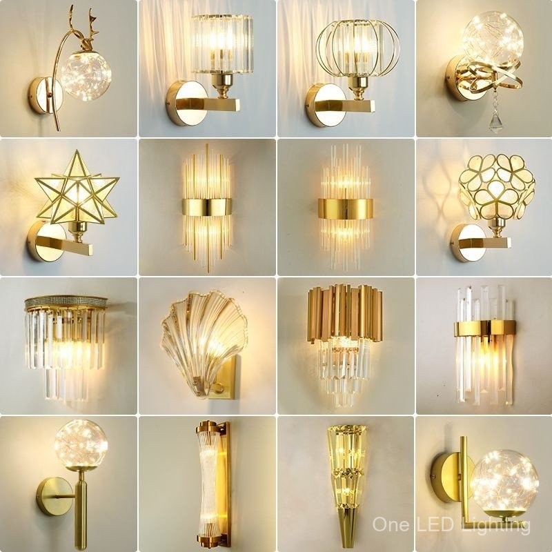โคมไฟติดผนัง LED คริสตัล โมเดิร์น นอร์ดิก โคมไฟติดผนัง ตกแต่งบ้าน สําหรับห้องนั่งเล่น ห้องนอน ข้างเตียง