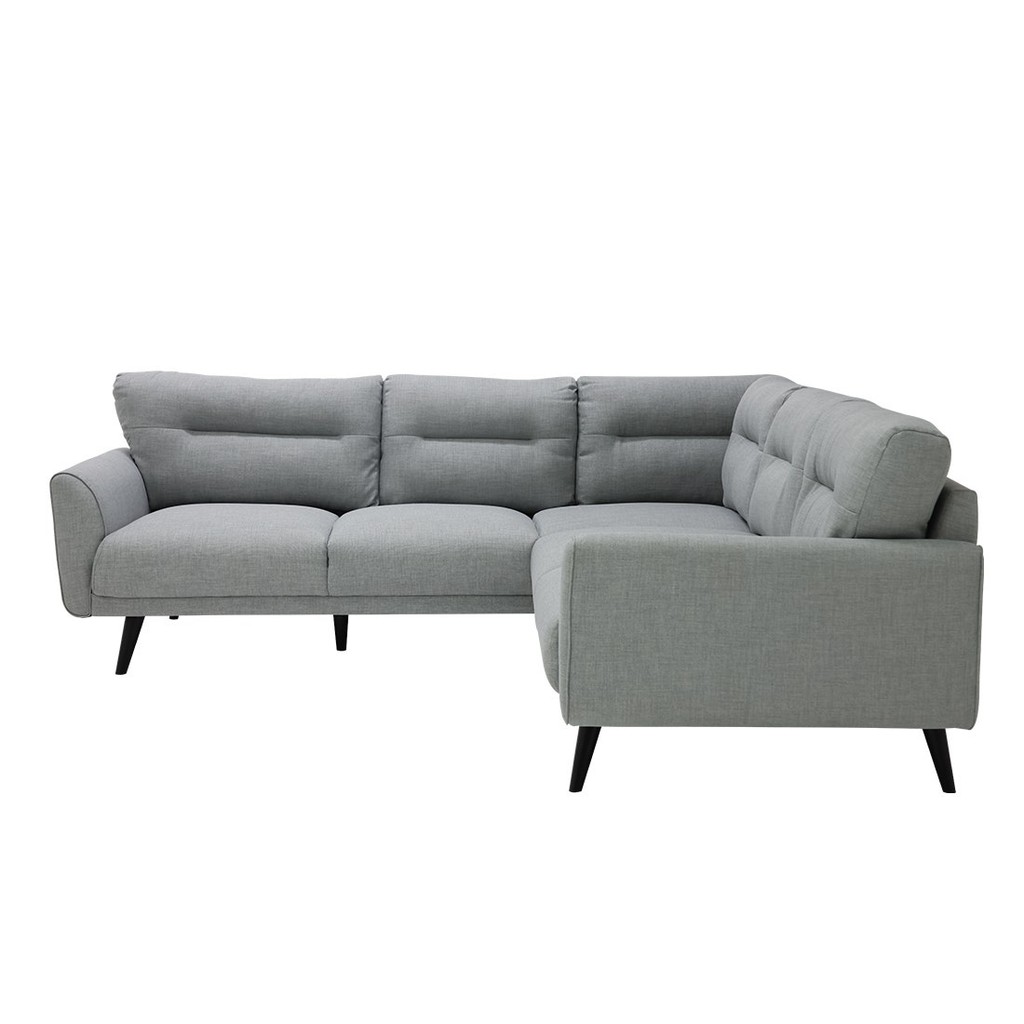 SB Design Square โซฟาเข้ามุมขวา รุ่น Jordie สีเทา (246x246x87 ซม.)  แบรนด์ SOFA SOLUTIONS