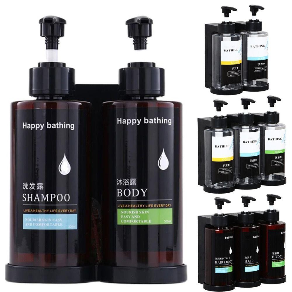 แฟลชซิน ขวดปั๊มเปล่า,ไม่เจาะล้างตู้ทําสบู่ด้วยตนเอง,สะดวกรีฟิลมือกดติดผนังอาบน้ําโลชั่นคอนเทนเนอร์โรงแรม - รูปที่ 5