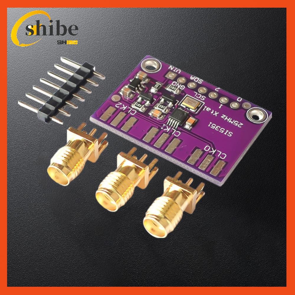[shibell01.th] Dc 3V-5V SI5351 I2C นาฬิกาเครื่องกําเนิดไฟฟ้า Breakout Board 8KHz-160MHz สําหรับ Ardu