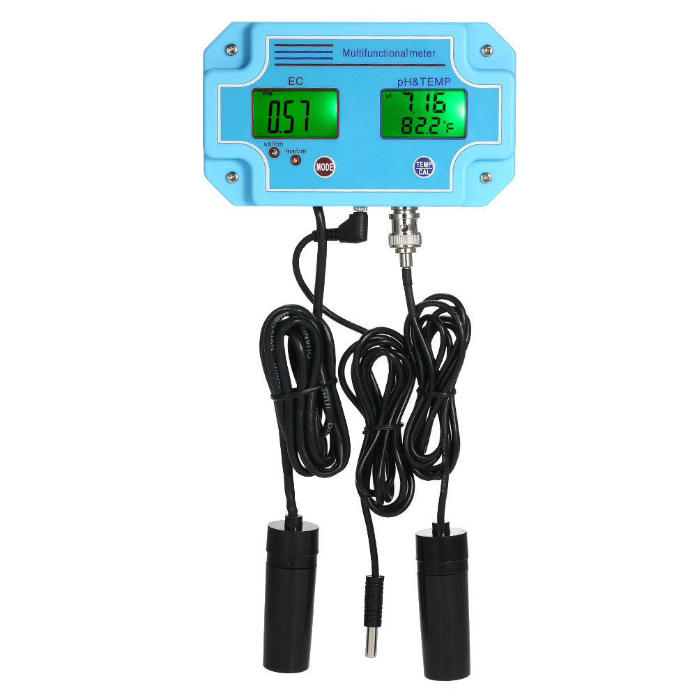 Professional 3 in 1 pH/EC/TEMP Meter เครื่องตรวจจับน้ํา Multi-par