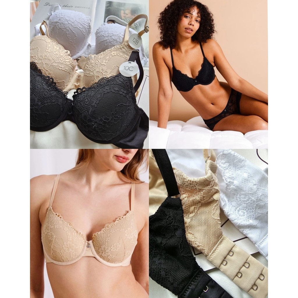 C&L Chloe & Lola Pure Comfort LacePlude Bra (มี Underwire) - 5373
