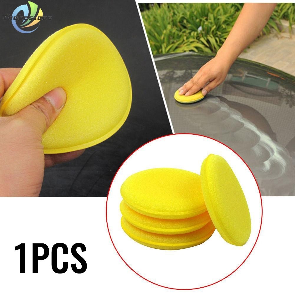 <Thebest> 1 ชิ้น Sponges Detailing Polish Car Applicator Wax Wax Wax Waxing Foam Cleaning Wash